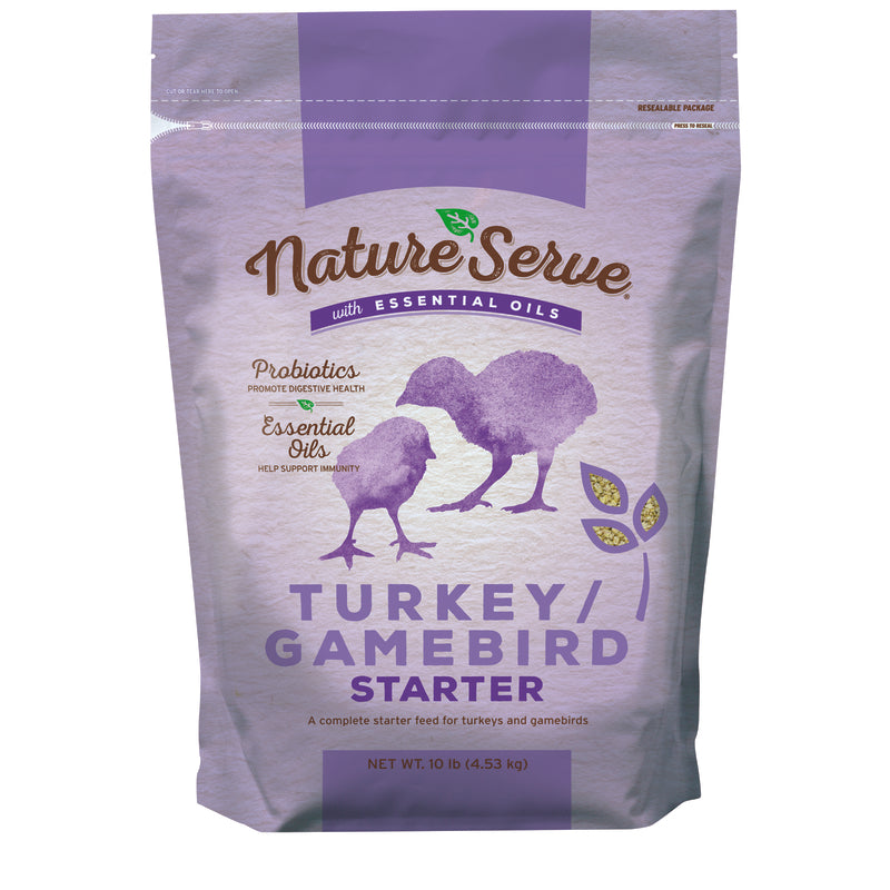 NatureServe Grower/Starter Feed Crumble For Turkey/Gamebird 10 lb