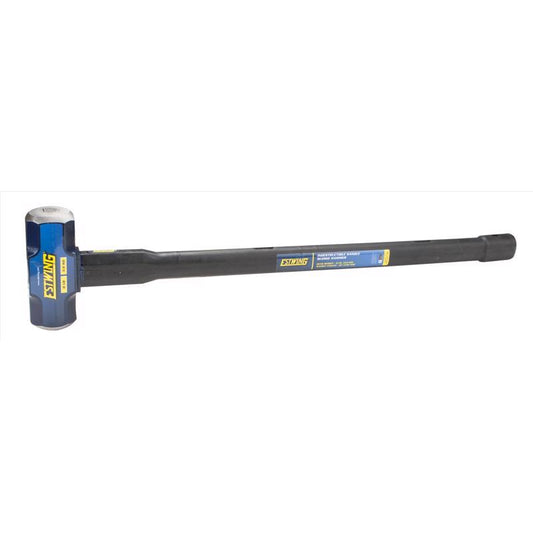 Estwing 8 lb Steel Straight Sledge Hammer 30 in. Steel Handle