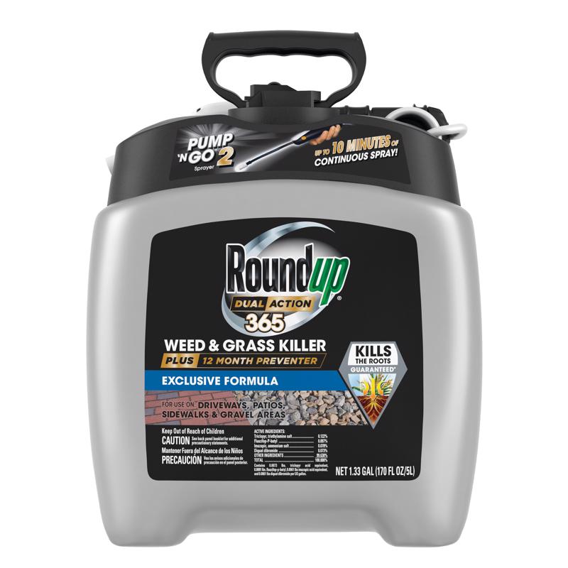 Roundup Pump 'N Go 2 Weed and Grass Killer + Preventer RTU Liquid 1.33 gal