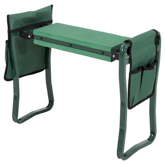 Seina 23.62 in. W X 5.51 in. D Green Garden Kneeler/Seat