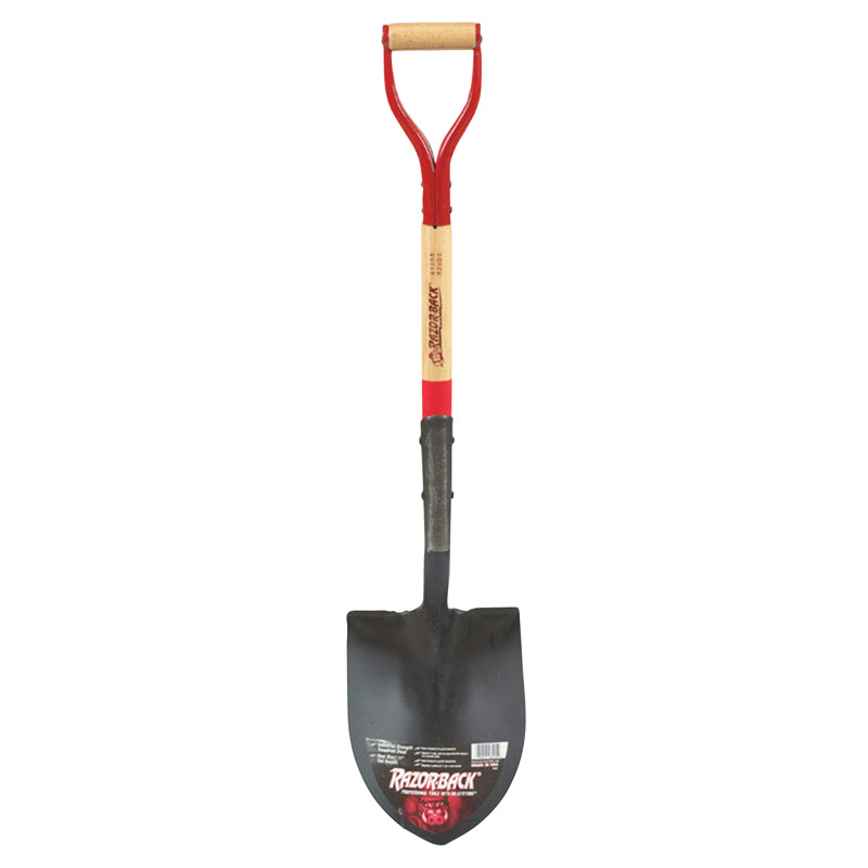 Razor-Back 41.5 in. Steel Round Shovel Wood Handle