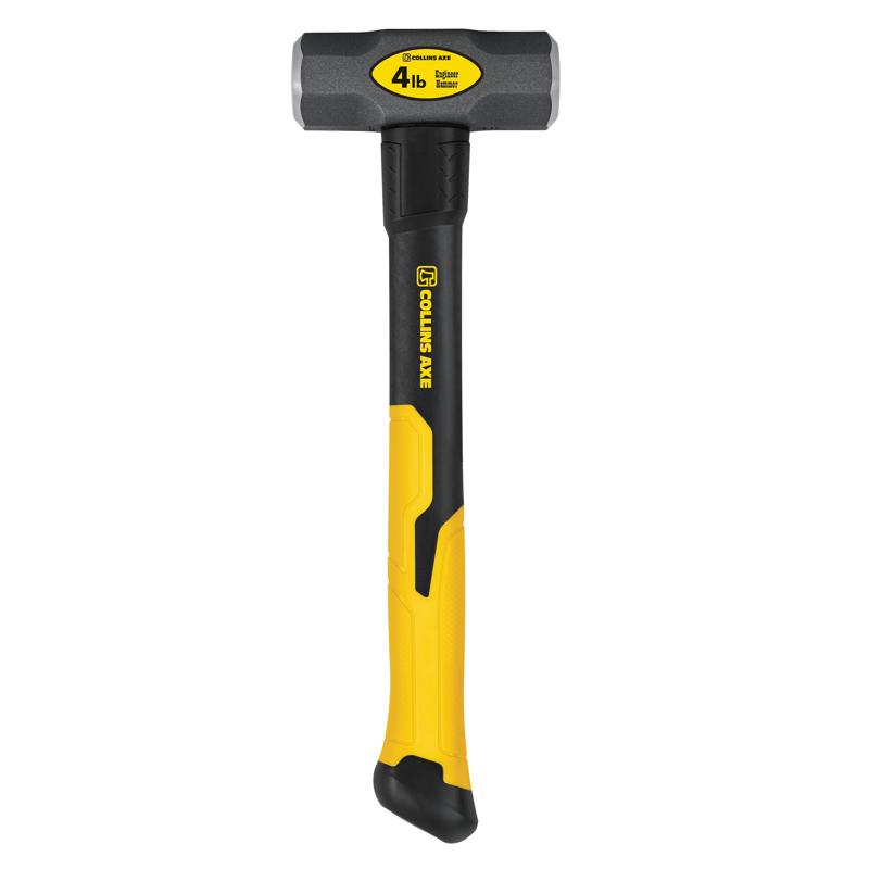 Collins 4 lb Steel Sledge Hammer 15 in. Fiberglass Handle