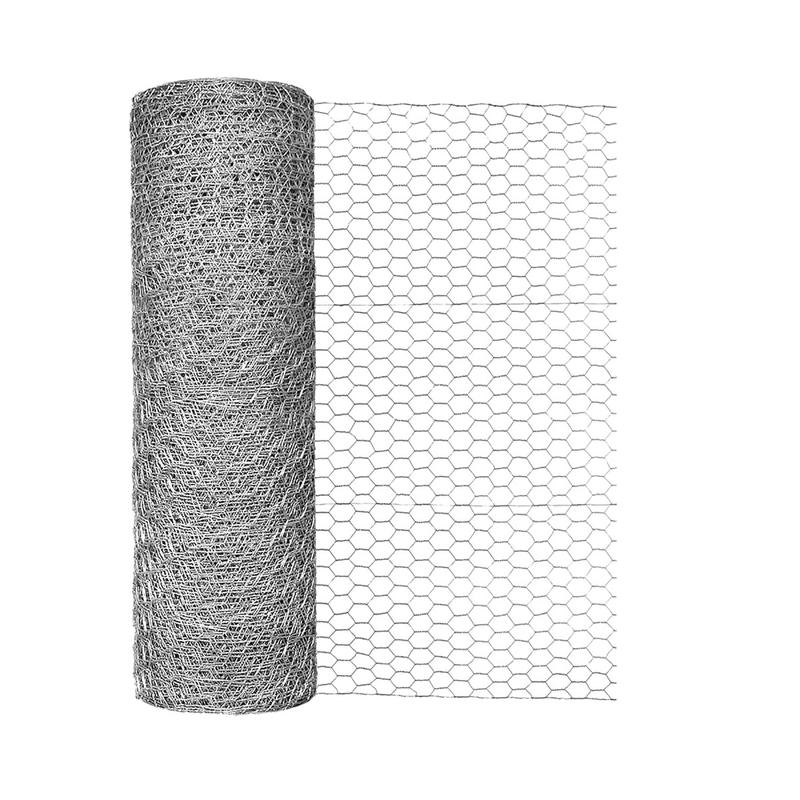 Garden Craft 24 in. H X 150 ft. L Galvanized Steel Poultry Netting 1 in.