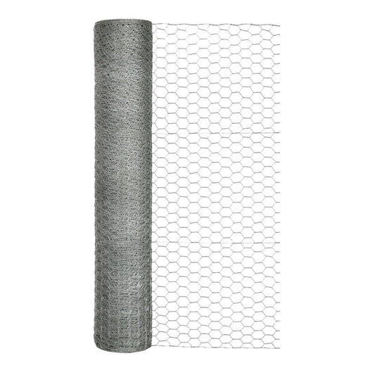 Garden Craft 36 in. H X 150 ft. L Galvanized Steel Poultry Netting 1 in.