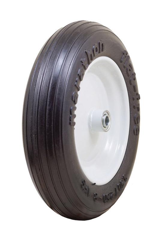 Marathon 8 in. D X 13.3 in. D 300 lb. cap. Centered Wheelbarrow Tire Polyurethane 1 pk