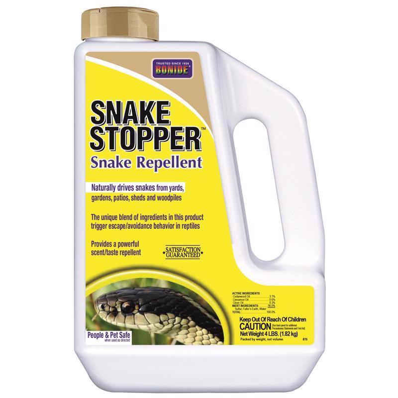 Bonide Snake Stopper Animal Repellent Granules For Snakes 4 lb