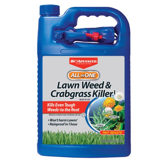 BioAdvanced All-In-One Weed and Crabgrass Killer RTU Liquid 1 gal