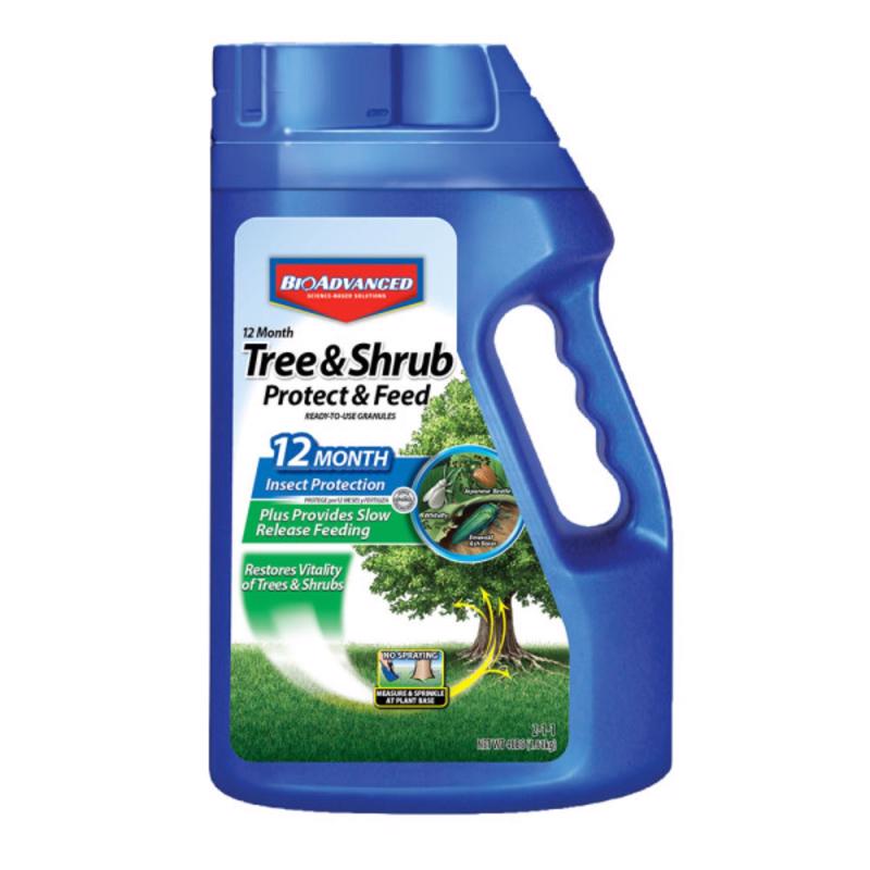 BioAdvanced 12 Month Tree and Shrub Protect & Feed Granules 4 lb