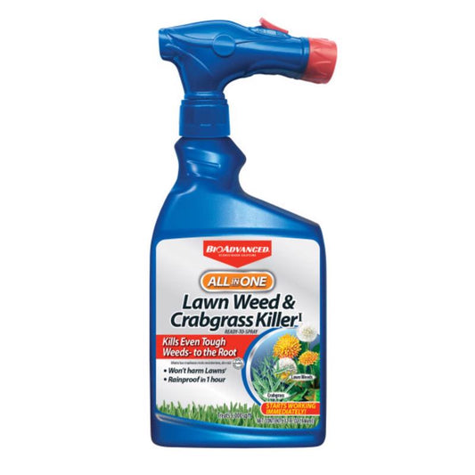 BioAdvanced All-In-One Weed and Crabgrass Killer RTS Hose-End Concentrate 32 oz