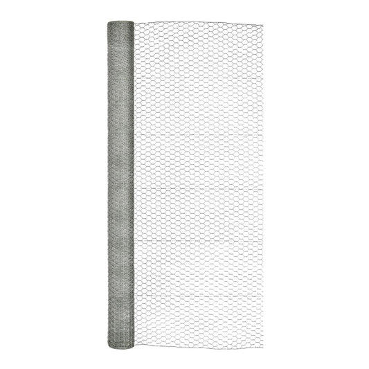 Garden Craft 72 in. H X 150 ft. L Galvanized Steel Poultry Netting 1 in.