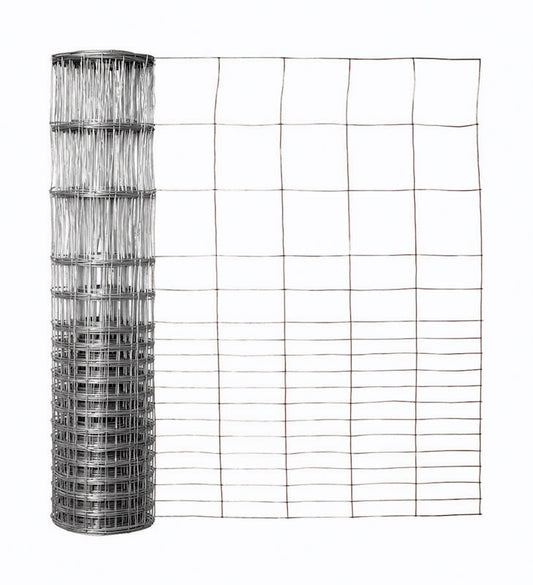 Garden Craft 28 in. H X 50 ft. L Galvanized Steel Welded Wire Fence