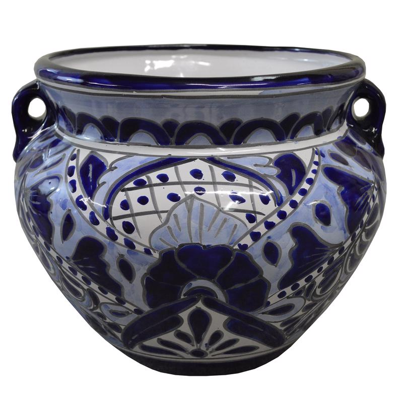 Avera Products Talavera 19 in. H X 10 in. W Ceramic Planter Multicolored