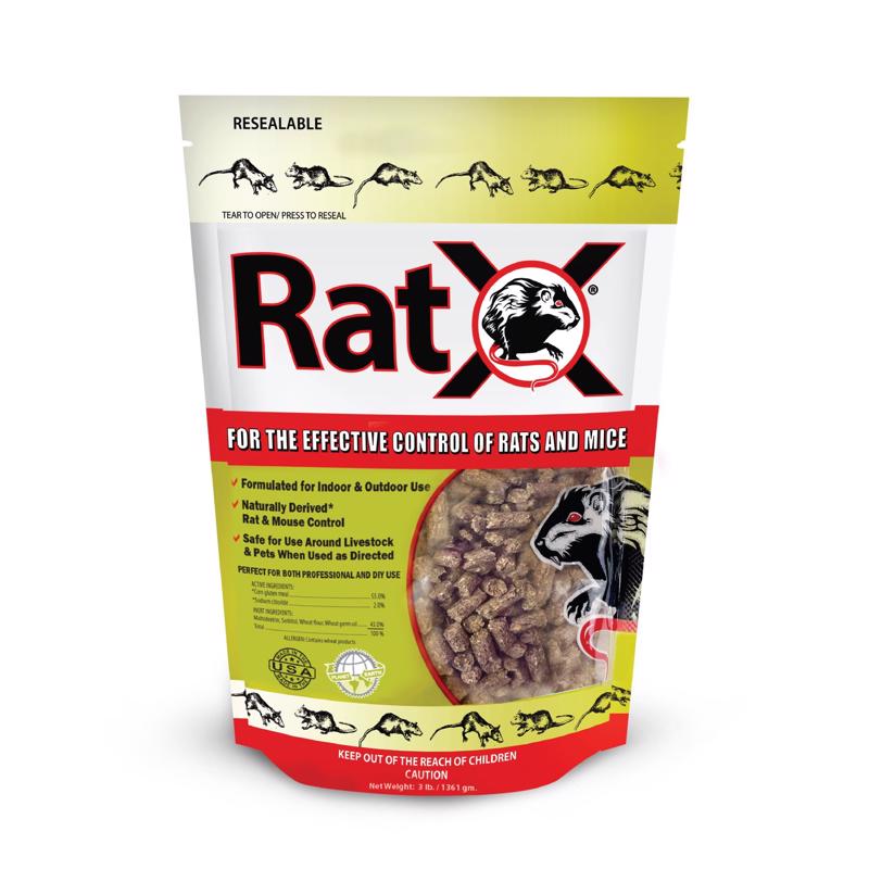 RatX Non-Toxic Bait Pellets For Mice and Rats 3 lb 1 pk