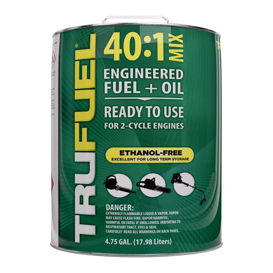 TruFuel Ethanol-Free 2-Cycle 40:1 Engineered Fuel and Oil 4.75 gal