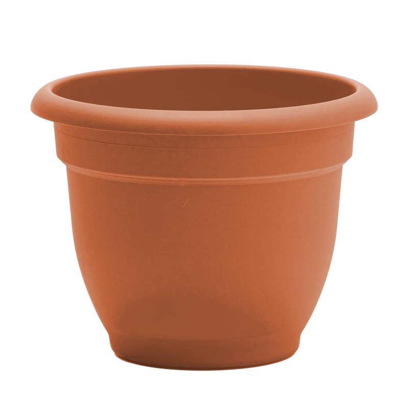 Bloem Ariana 17 in. H X 21.5 in. W Resin Traditional Planter Terracotta