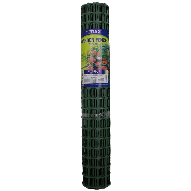 Tenax 3  H X 25 ft. L Polypropylene Garden Fencing 2 x 2 in.