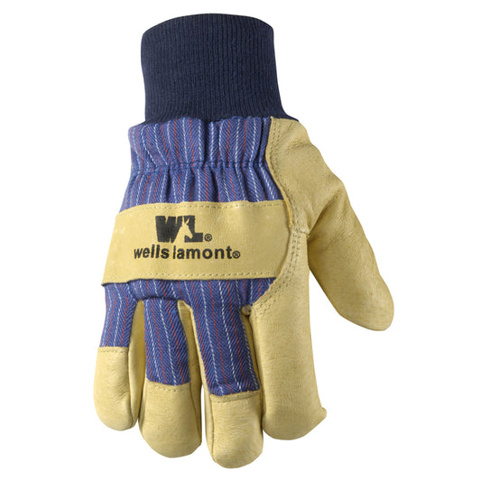 Wells Lamont Men's Outdoor Cold Weather Work Gloves Blue/Tan XL 1 pk