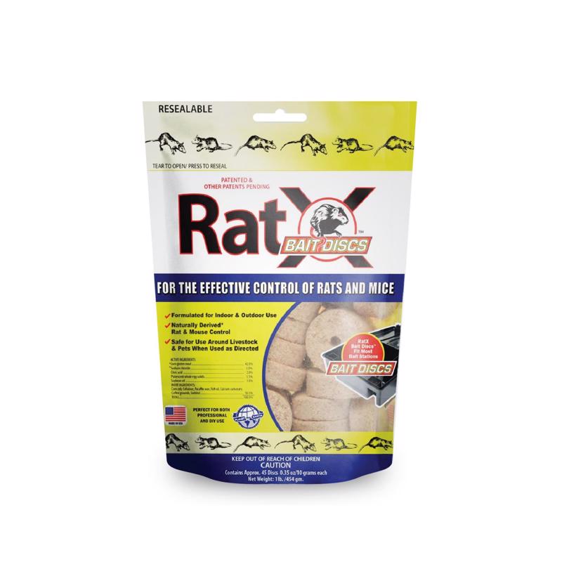 RatX Non-Toxic Bait Pellets For Mice and Rats 1 lb 1 pk