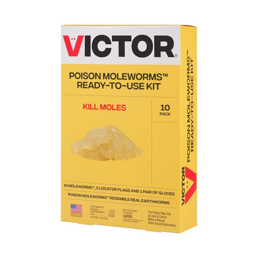 Victor Bait Worms For Gophers and Moles 10 pk