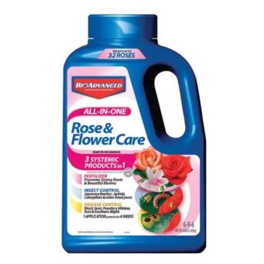 BioAdvanced All-In-One Granules Rose and Flower Plant Food 4 lb