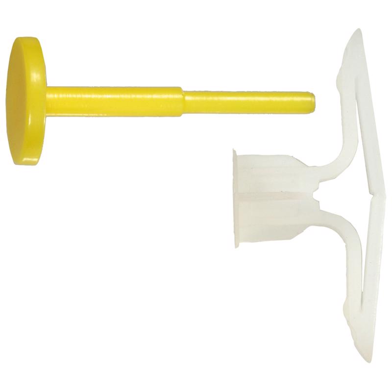 HILLMAN 1/8 in. D X 1/8 in. Small in. L Plastic Pan Head Pop-Toggle Anchors 100 pk