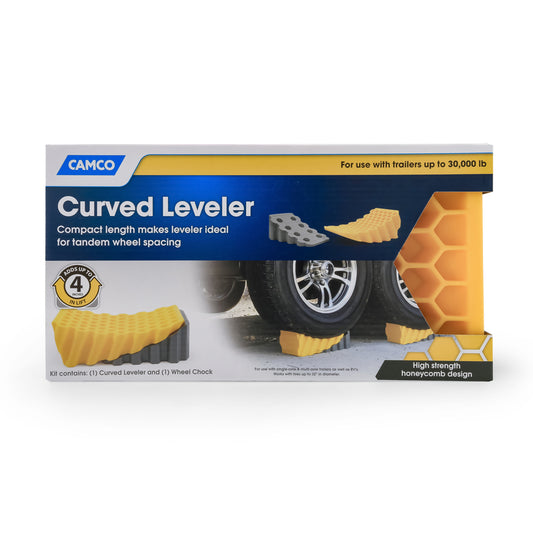 Camco 30000 lb For Curved Leveler Tandem Wheel Spacing Without Modification 1 pk