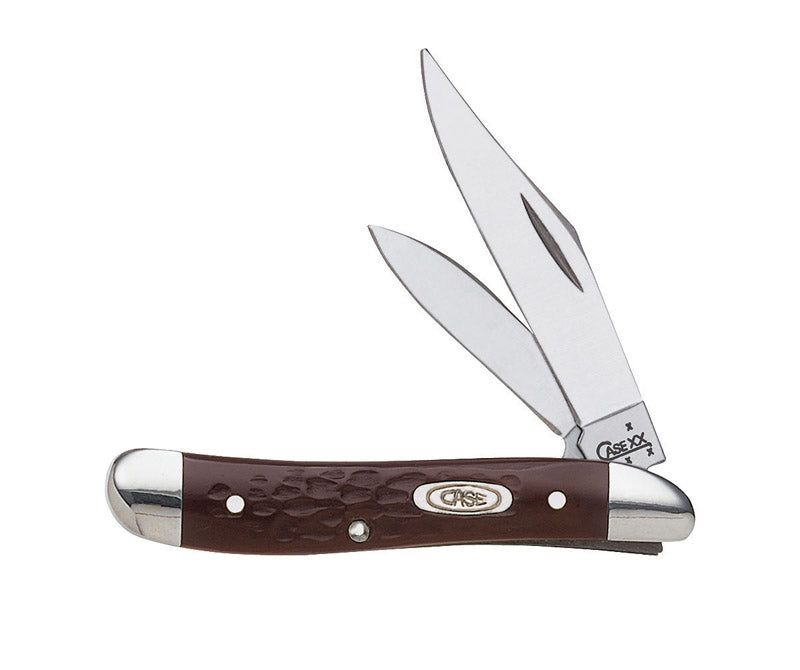 Case Working Peanut Brown Stainless Steel 2.88 in. Pocket Knife