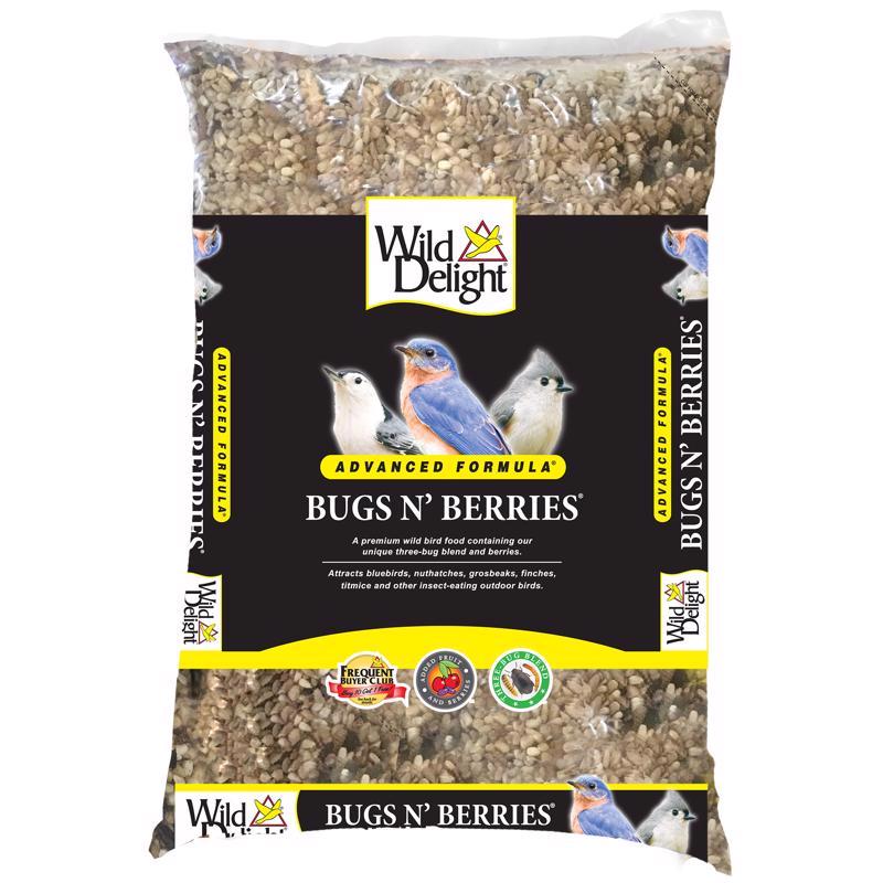 Wild Delight Bugs N' Berries Assorted Species Safflower Seeds Wild Bird Food 4.5 lb