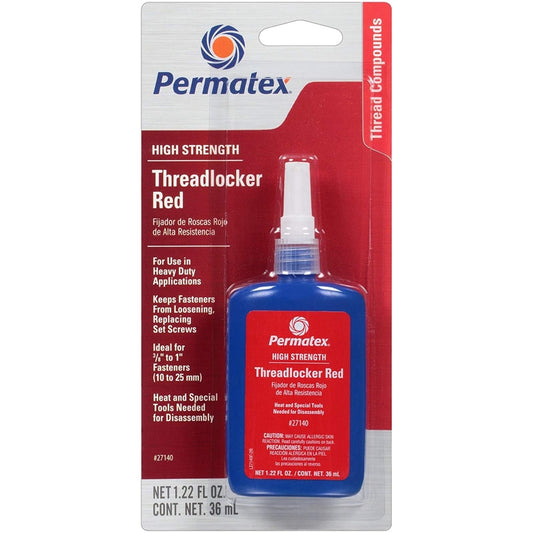 Permatex High Strength Threadlocker Liquid 1.22 fl. oz.