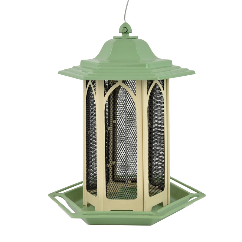 Perky-Pet Wild Bird and Finch 3.5 lb Metal/Plastic Gazebo Bird Feeder