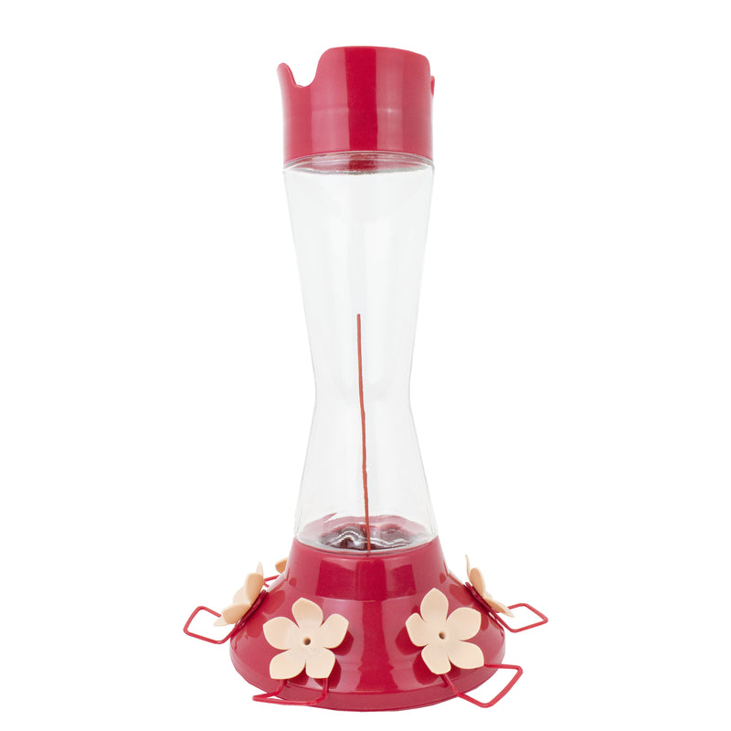 Perky-Pet Hummingbird 20 oz Glass/Plastic Pinch-Waist Nectar Feeder 6 ports