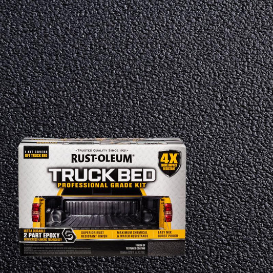 Rust-Oleum Professional Grade Textured Black Truck Bed Liner Kit 128 oz