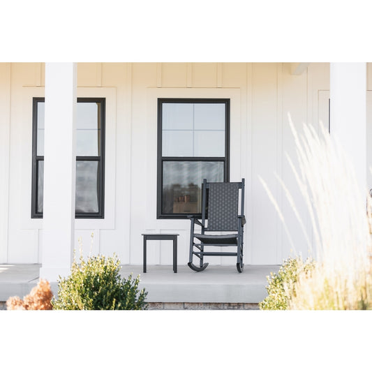 Jack Post Knollwood Black Wood Frame Rocking Chair