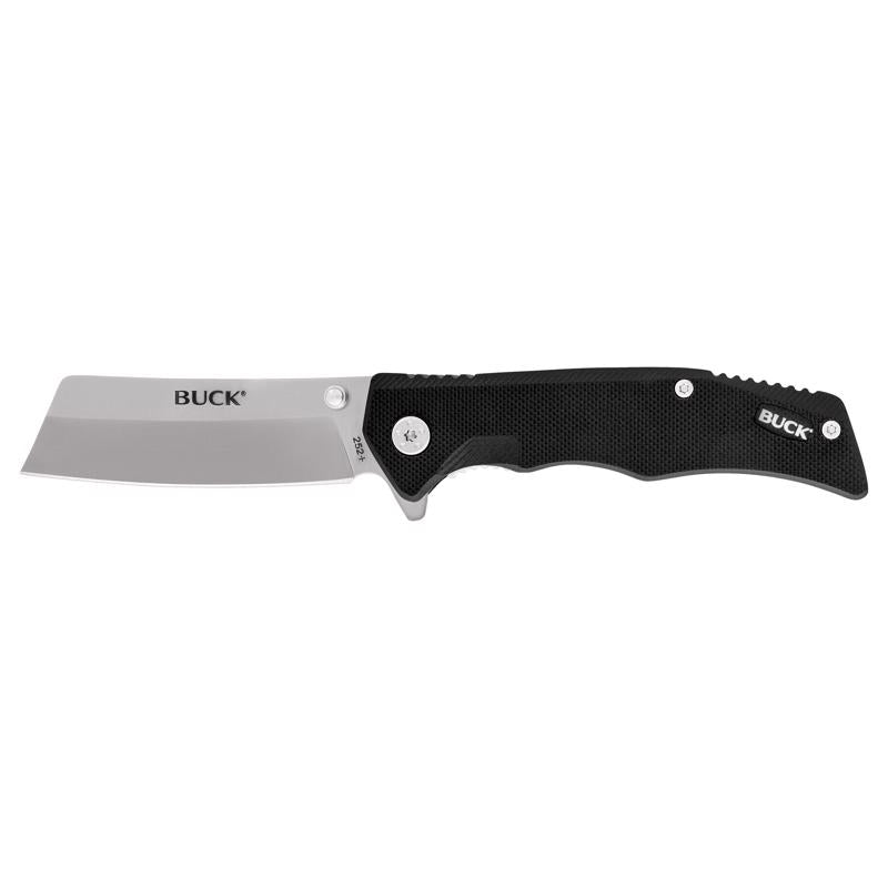 Buck Knives Trunk Black 7Cr Stainless Steel 6.88 in. Cleaver Pocket Knife