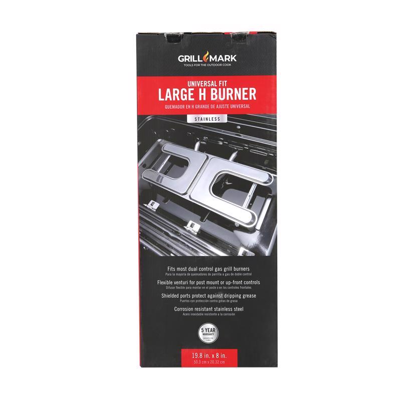 Grill Mark Stainless Steel Grill Burner 19 in. L For Universal