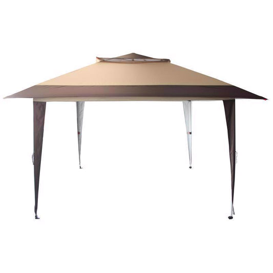 Crown Shade One Touch 150D Polyester Instant Gazebo Deluxe Replacement Canopy Cover 9.3 ft. H X 10 f