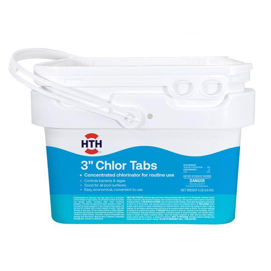 HTH Pool Care 3" Tablet Chlorinating Chemicals 5 lb