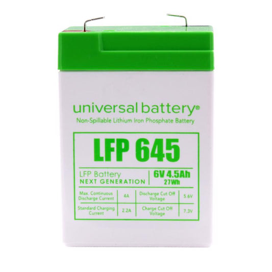 Universal Power Group LFP645 4.5 Ah 6 V Universal Battery