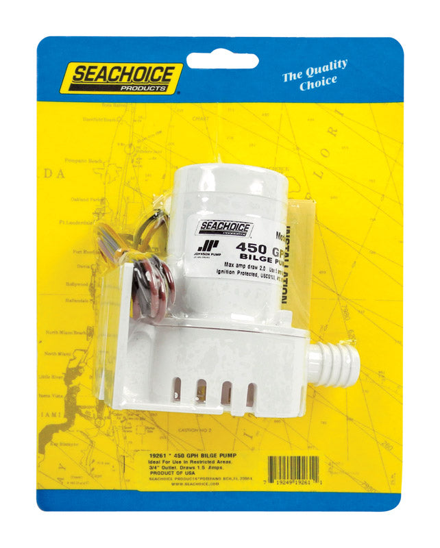 Seachoice 450 gph Bilge Pump 12 V