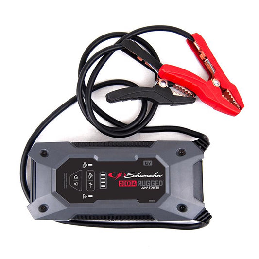 Schumacher Rugged By Schumacher Automatic 12 V 2000 amps Jump Starter and Power Bank