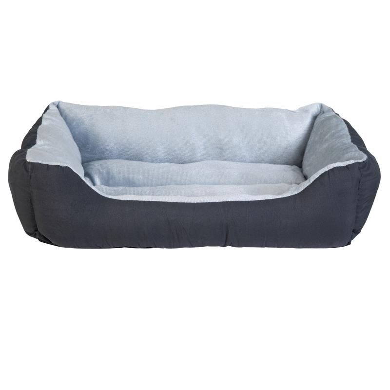 Petmate Blue/Gray Petal Print Pet Bed 15 in. W X 20 in. L