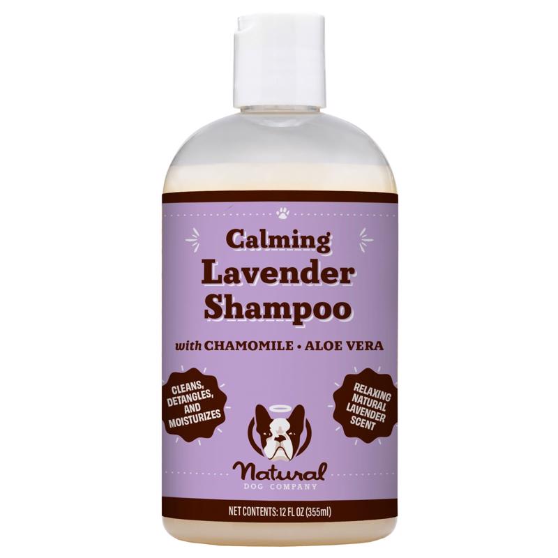 Natural Dog Company Calming Lavender Dog Deodorizing Shampoo 12 oz 1 pk