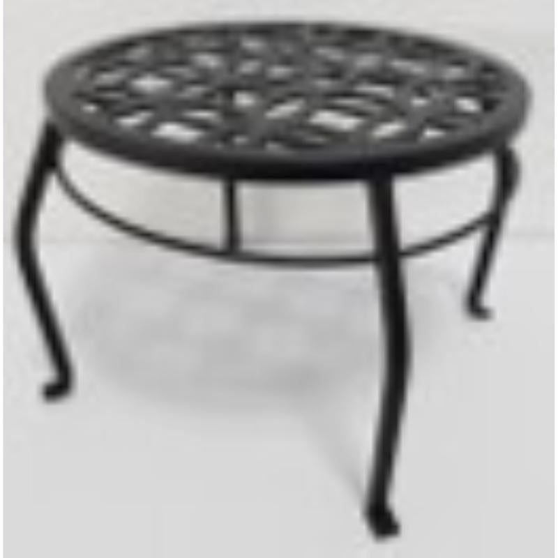 Living Accents 15 in. H Black Cast Iron Plant Stand