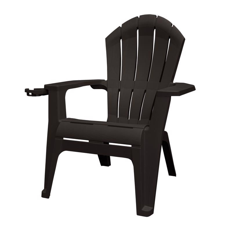 Adams RealComfort Deluxe Black Resin Frame Adirondack Chair