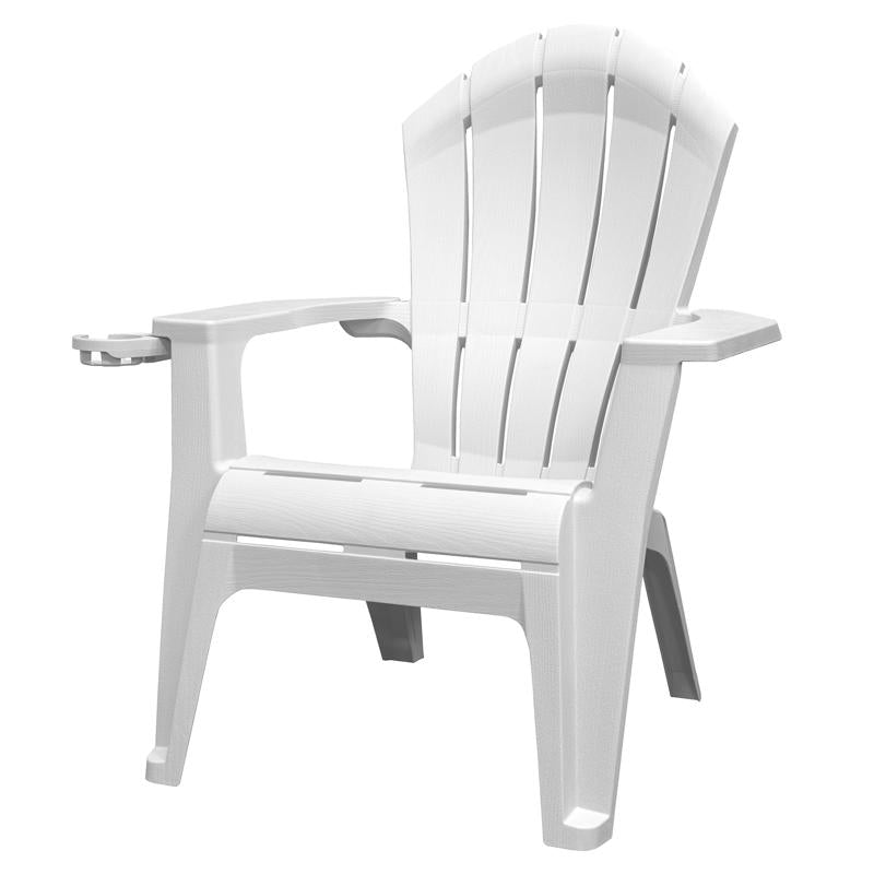 Adams RealComfort Deluxe White Resin Frame Adirondack Chair