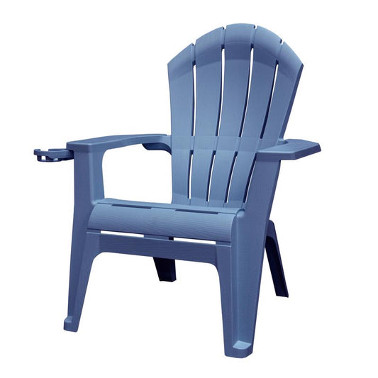 Adams RealComfort Deluxe Bluestone Resin Frame Adirondack Chair