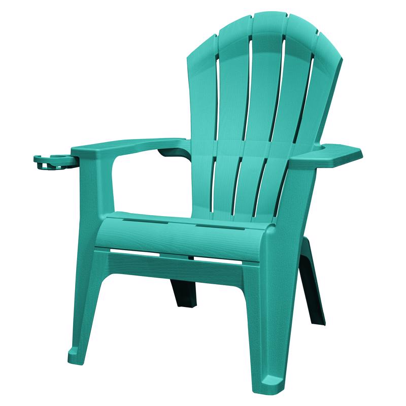 Adams RealComfort Deluxe Seaglass Resin Frame Adirondack Chair