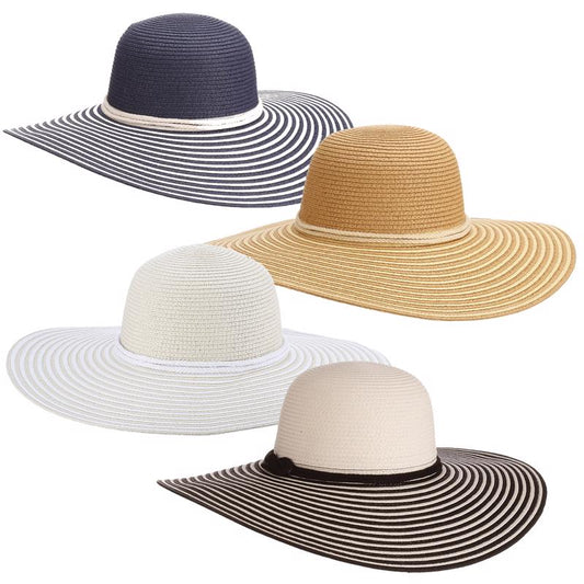 Panama Jack Paper Braid Crown Hat Assorted One Size Fits Most