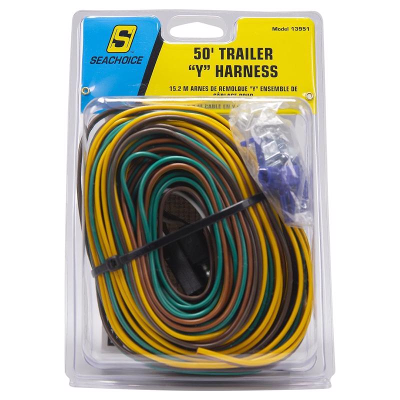 Seachoice 50 ft. 4 Flat Y-Harness Connector