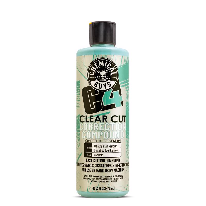 Chemical Guys C4 Clear Cut Auto Polish/Wax 16 fl. oz.